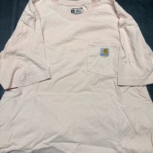 Carhartt Men’s Light Pink Loose Fit Pocket Tee